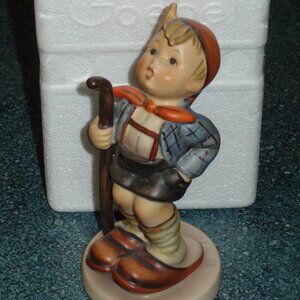 *LARGE* Little Hiker Goebel Hummel Figurine TMK3 #16/1 With Box - CUTE GIFT!